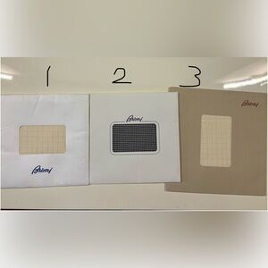 NEW BRIONI SILK POCKET SQUARES CHOOSE ONE $190 Msrp